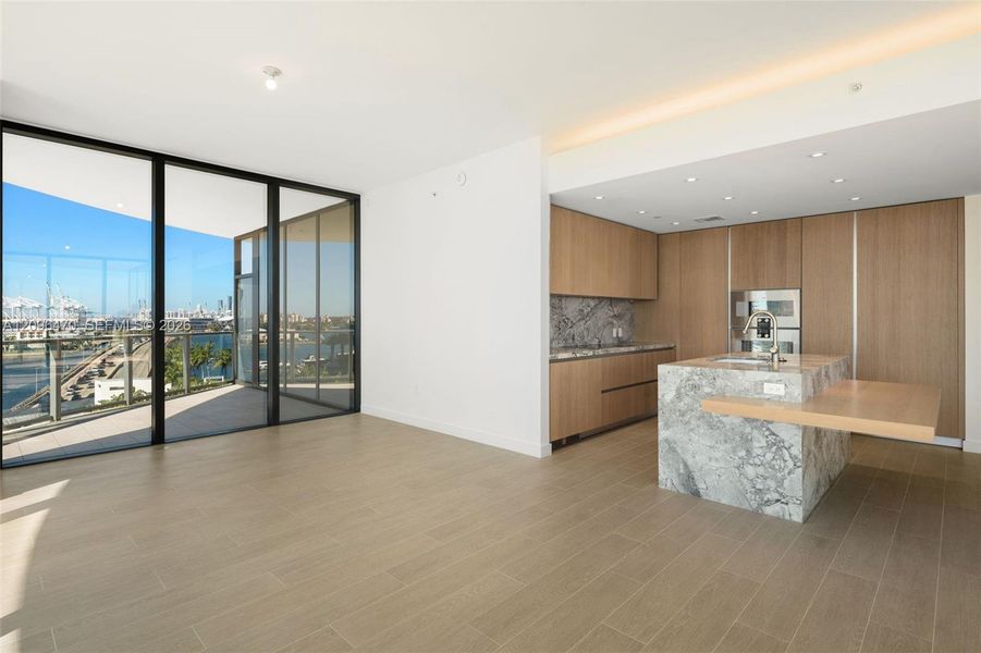 Furnished interior view inside a new home in , Miami Beach (Image 15).