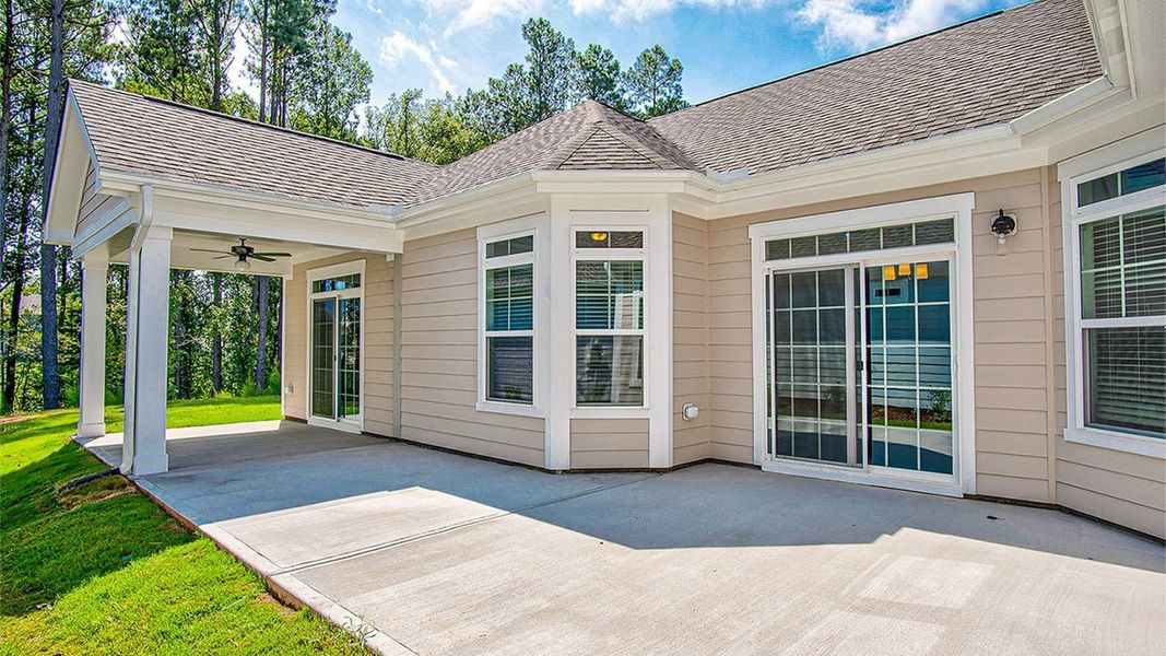 Representative exterior details of a home built from the Palazzo Classic by Epcon Communities in The Cottages at 78 North, Sanford (Image 2). Representative exterior details of a home built from the Palazzo Classic by Epcon Communities in The Cottages at 78 North, Sanford (Image 2).