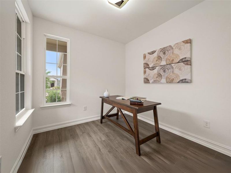 Furnished interior view inside a new home in Del Webb at Legacy Hills, Celina (Image 18). Furnished interior view inside a new home in Del Webb at Legacy Hills, Celina (Image 18).