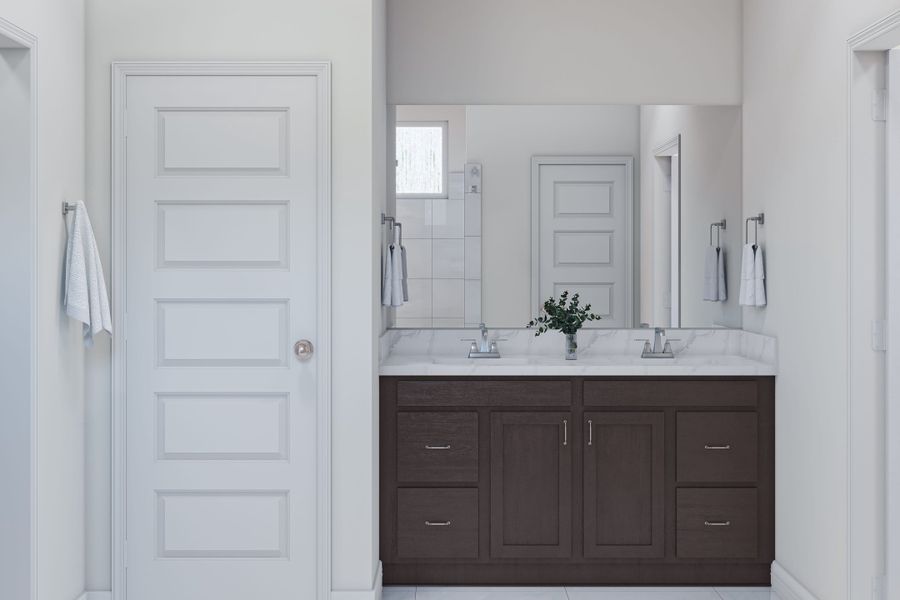 Furnished interior view inside a new home in Trillium, Richmond (Image 7). Furnished interior view inside a new home in Trillium, Richmond (Image 7).