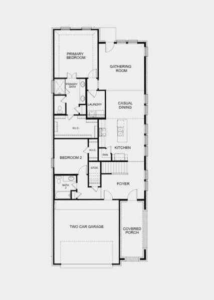 Structural options include: media room and shower in bathroom 2.