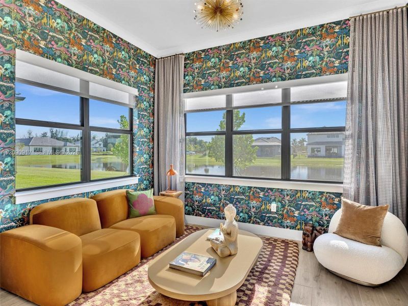 Furnished interior view inside a new home in , Davie (Image 18).