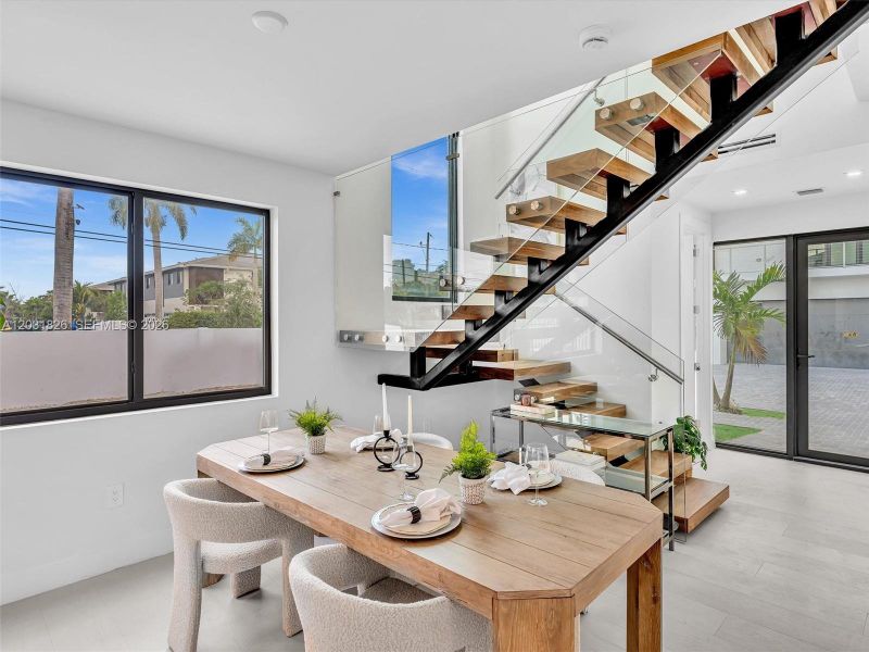 Furnished interior view inside a new home in , Dania Beach (Image 63).