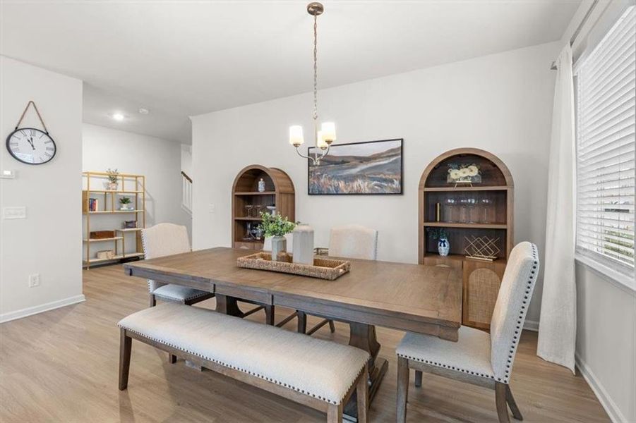 Furnished interior view inside a new home in , Dawsonville (Image 17).