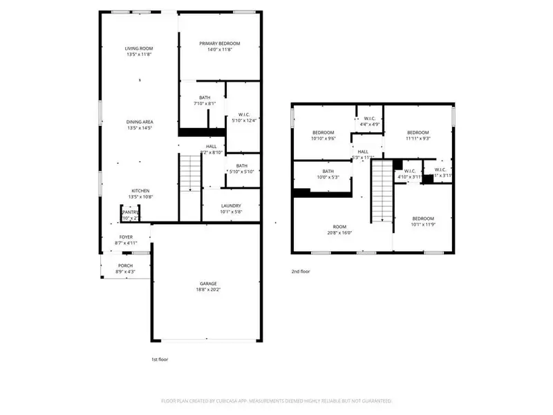 2D floor plan layout of this home in Creekview, Pilot Point, TX (Image 6).