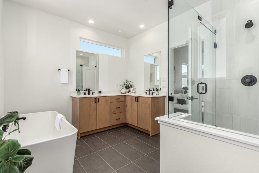 Furnished interior view inside a new home in West Grange, Longmont (Image 27).