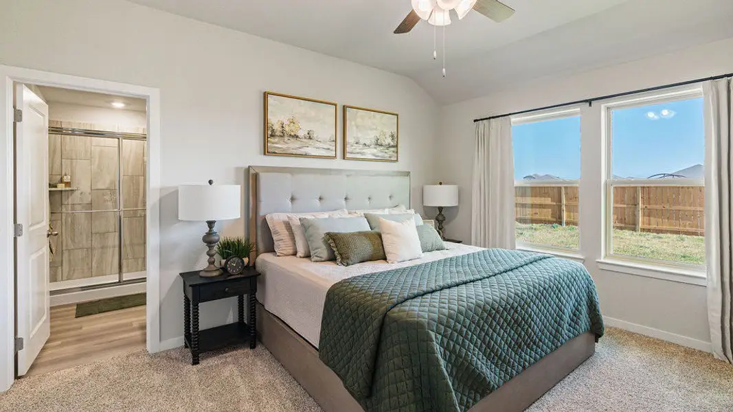 Furnished interior view inside a new home in London Towne, Corpus Christi (Image 12).