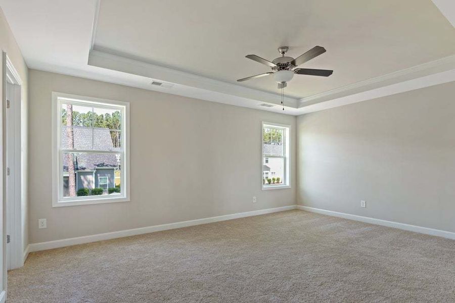 Representative unfurnished interior of a home built from the Brunswick by Caviness & Cates Communities in Maggie Way, Wendell (Image 97). Representative unfurnished interior of a home built from the Brunswick by Caviness & Cates Communities in Maggie Way, Wendell (Image 97).
