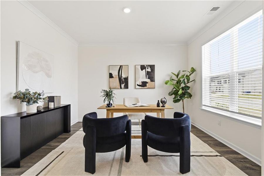 Furnished interior view inside a new home in Independence, Loganville (Image 8).