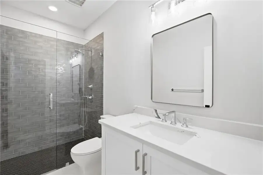 Furnished interior view inside a new home in , Roswell (Image 19).