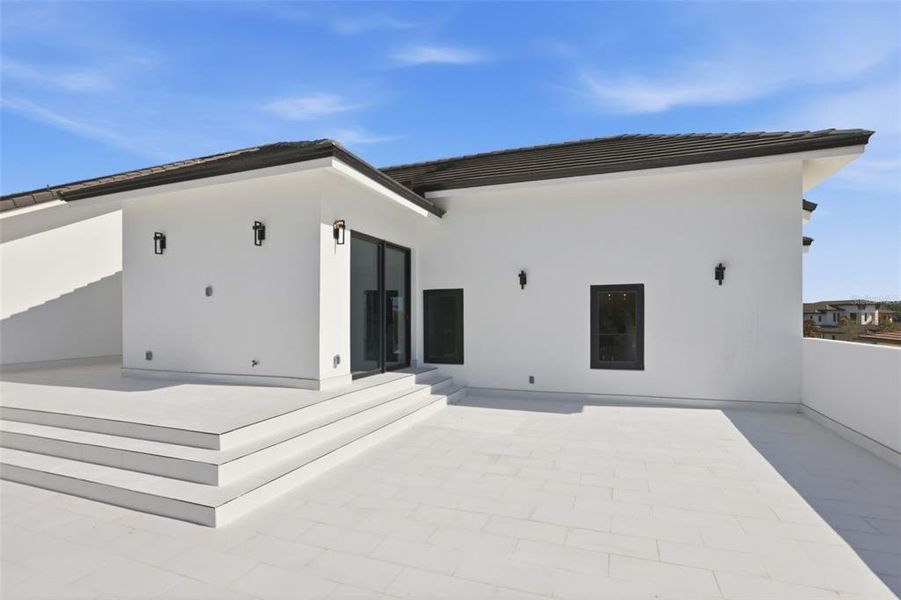 Exterior details and patio area of a home in , Windermere (Image 27). Exterior details and patio area of a home in , Windermere (Image 27).