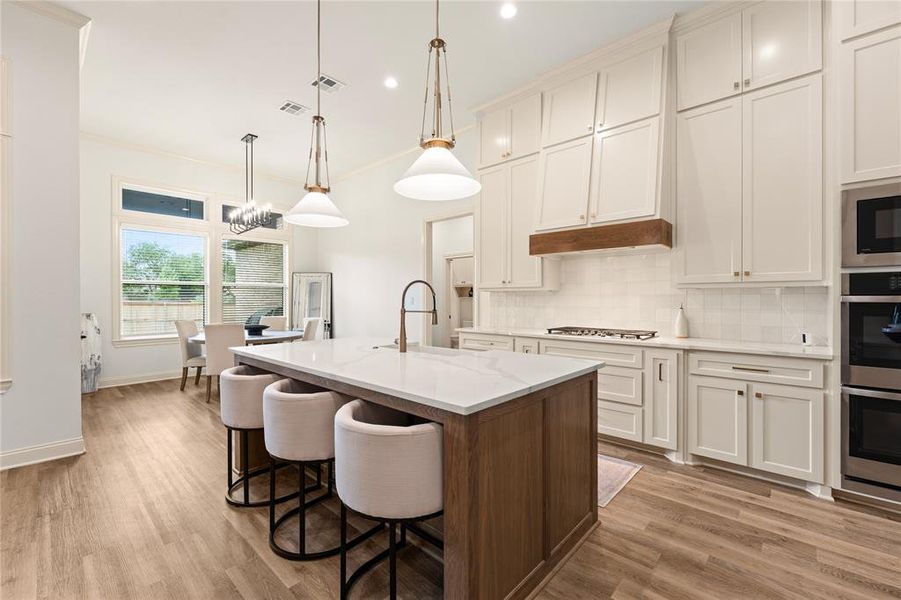 Furnished interior view inside a new home in , Woodway (Image 12).