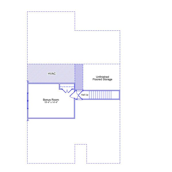 2D floor plan layout of this home in Hidden Springs, Lexington, SC (Image 3).
