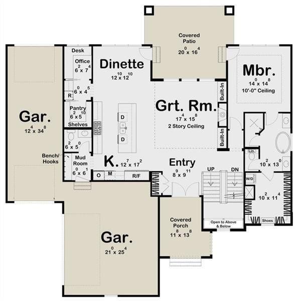 2D floor plan layout of this home in , Canton, GA (Image 5).
