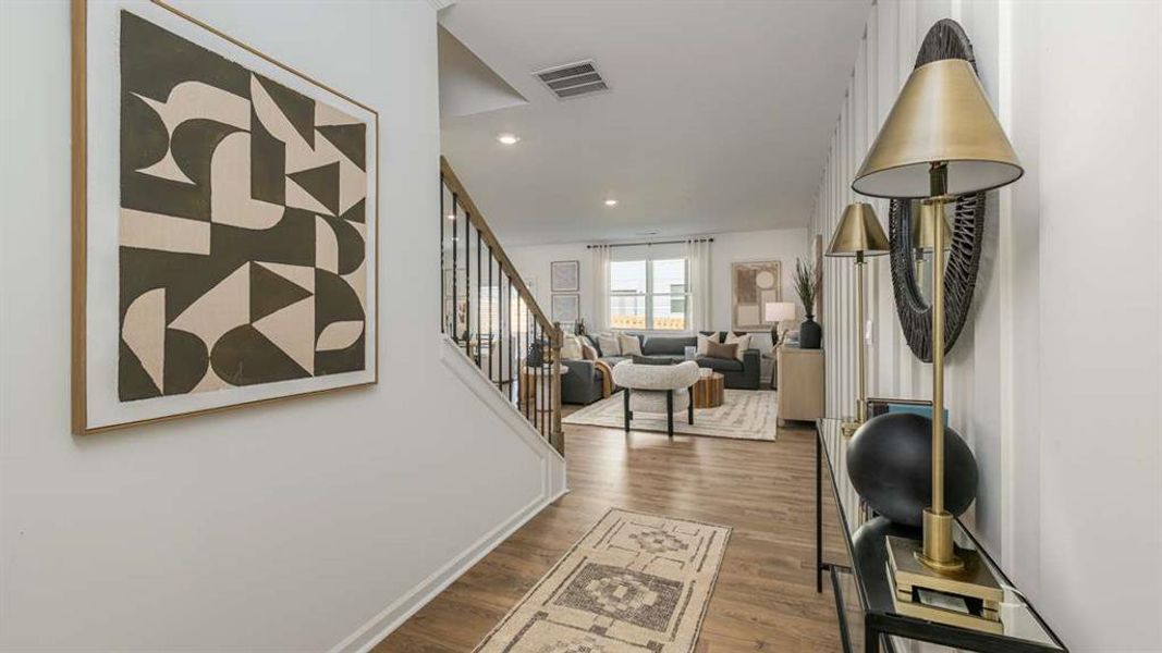 Furnished interior view inside a new home in Rosewood Farms, Acworth (Image 3).