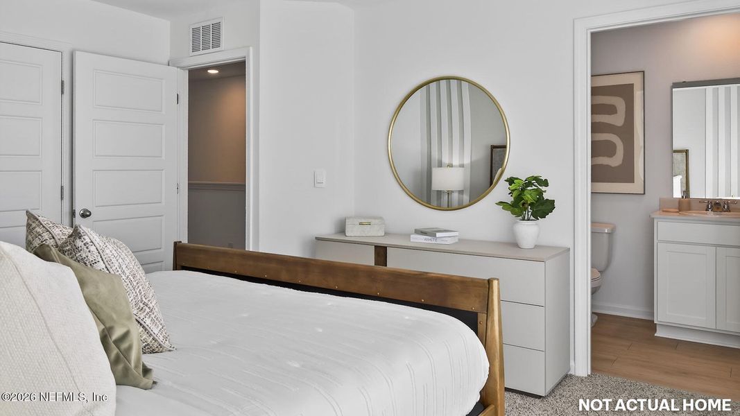 Furnished interior view inside a new home in Corsair, Middleburg (Image 18).