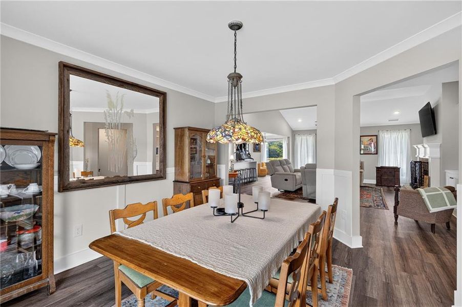 Furnished interior view inside a new home in , Winder (Image 7).