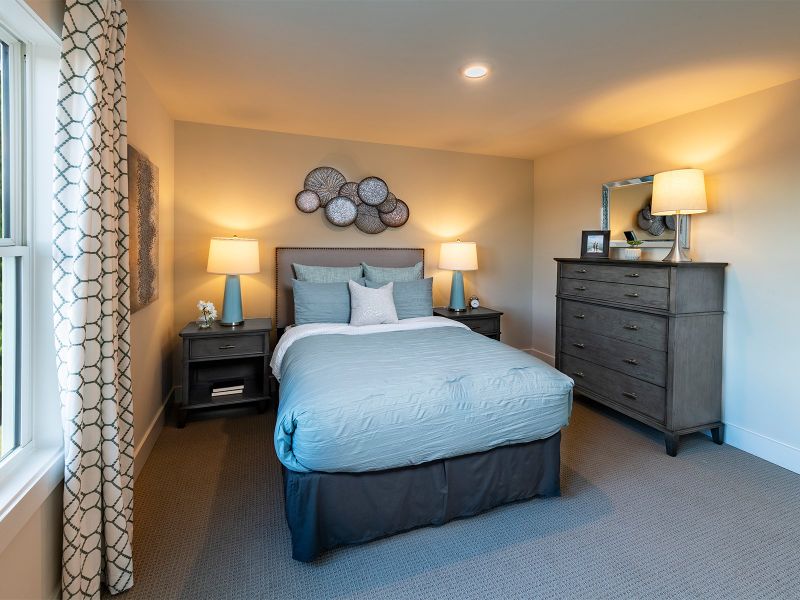 Secondary bedroom in the Jade floorplan at a Meritage Homes community in Greenville, SC.