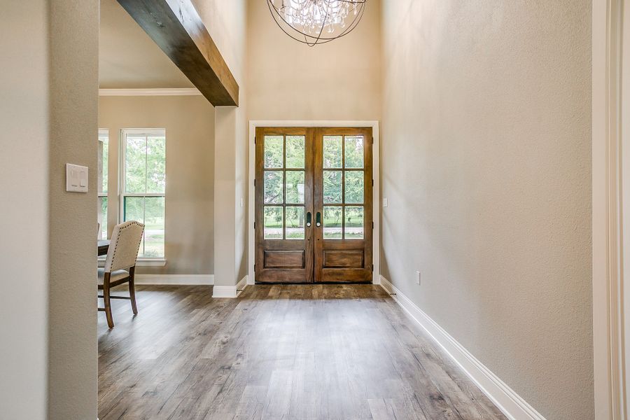 Representative unfurnished interior of a home built from the Manor Farm House by Trinity Classic Homes in Zion Trails, Poolville (Image 12). Representative unfurnished interior of a home built from the Manor Farm House by Trinity Classic Homes in Zion Trails, Poolville (Image 12).