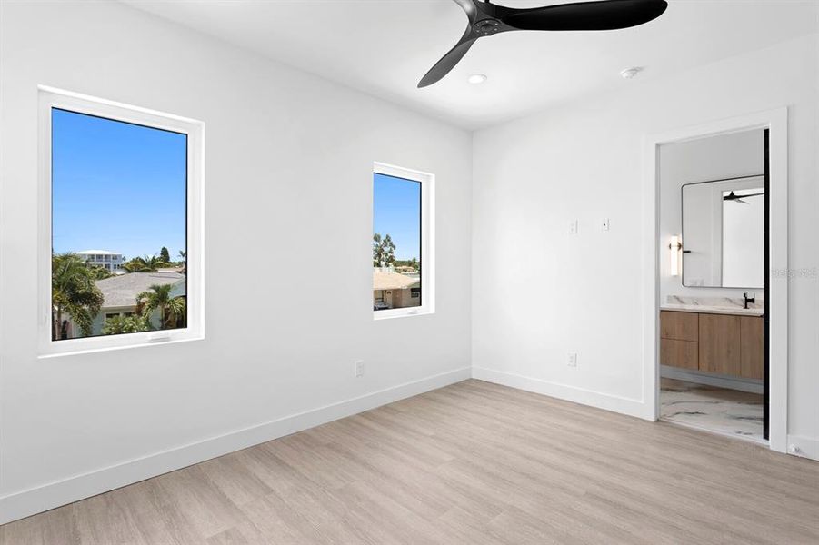 Bedroom 2 North facing intercostal views