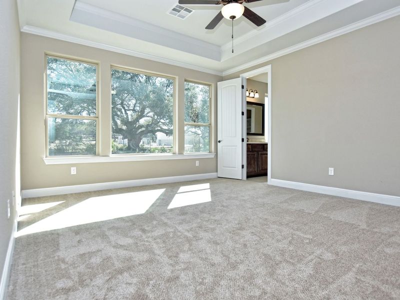 Representative unfurnished interior of a home built from the Catalina by Giddens Homes in Clearwater Ranch, Liberty Hill (Image 123).