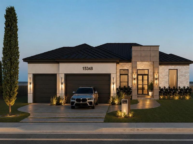 Front exterior of a new home in , Port Charlotte, FL, highlighting curb appeal (Image 1). Front exterior of a new home in , Port Charlotte, FL, highlighting curb appeal (Image 1).