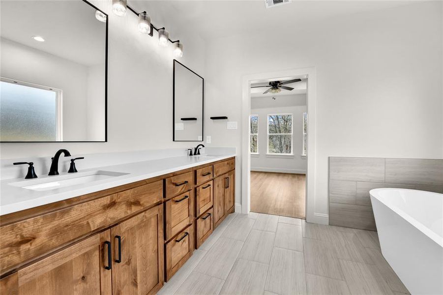 Furnished interior view inside a new home in , Millsap (Image 11).