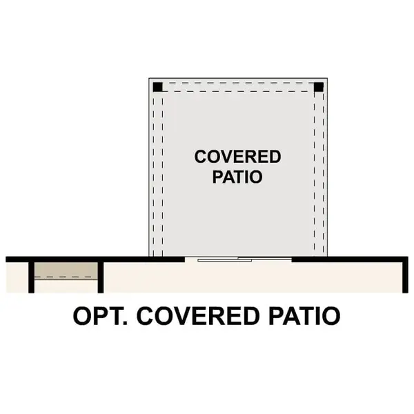 2D floor plan layout of this home in Blue Sky Meadows, Monroe, NC (Image 3).
