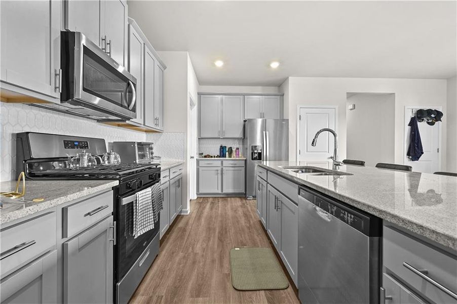 Furnished interior view inside a new home in Sweetwater Green - Royal Series, Lawrenceville (Image 10).