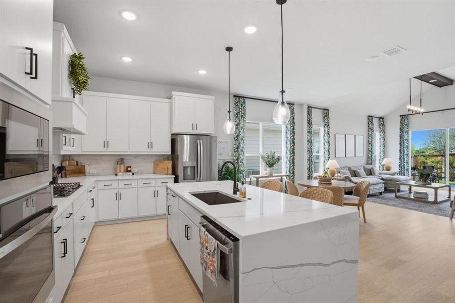 Furnished interior view inside a new home in , Rowlett (Image 6).