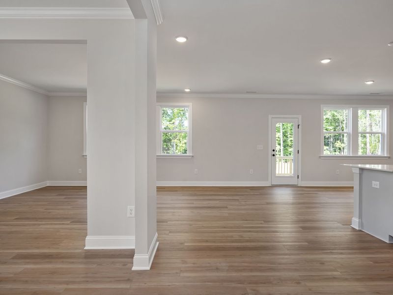 Representative unfurnished interior of a home built from the The Beech B by Davidson Homes LLC in Enclave at Belmont, Belmont (Image 39). Representative unfurnished interior of a home built from the The Beech B by Davidson Homes LLC in Enclave at Belmont, Belmont (Image 39).
