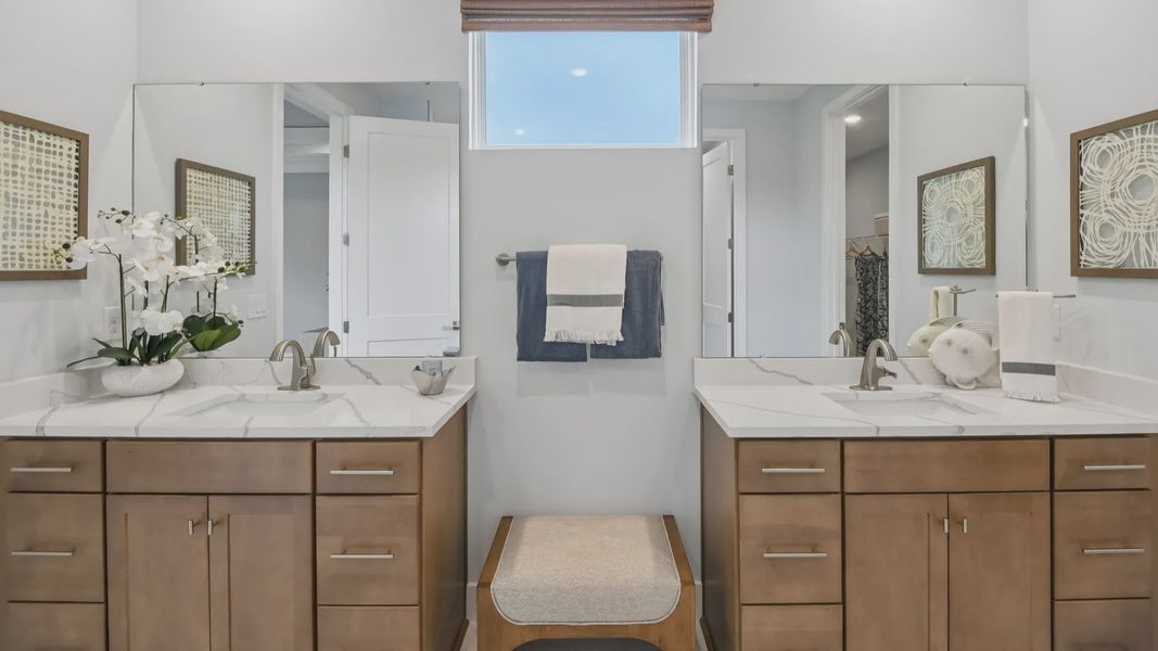 Furnished interior view inside a new home in Ardisia Park, New Smyrna Beach (Image 49).