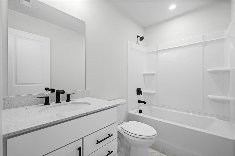 Furnished interior view inside a new home in Oakwood, Cumming (Image 7). Furnished interior view inside a new home in Oakwood, Cumming (Image 7).