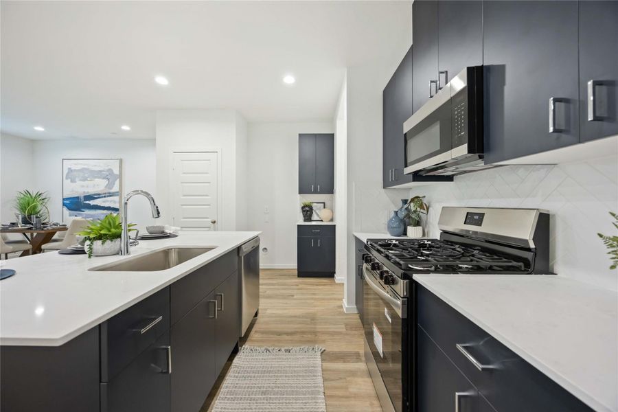 Furnished interior view inside a new home in Alaia Crossing, Houston (Image 33).
