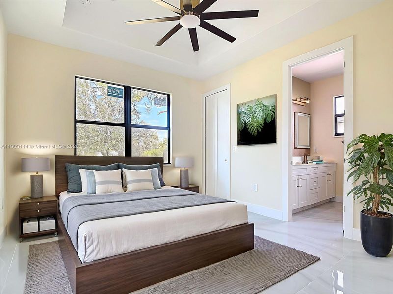 Furnished interior view inside a new home in , Lehigh Acres (Image 10).