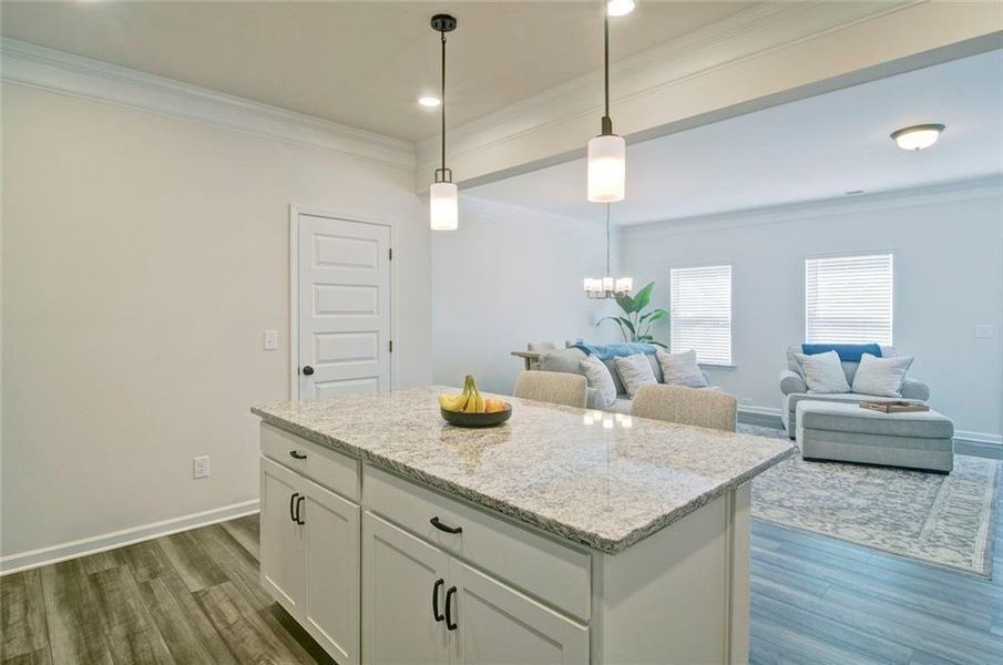 Furnished interior view inside a new home in Highland Crossing, Cartersville (Image 17).