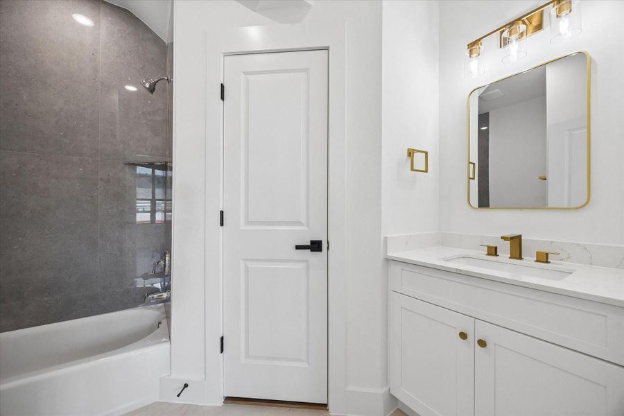 Furnished interior view inside a new home in , Houston (Image 4).