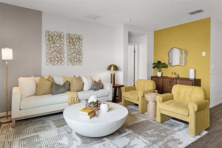 Furnished interior view inside a new home in , Lakeland (Image 10).