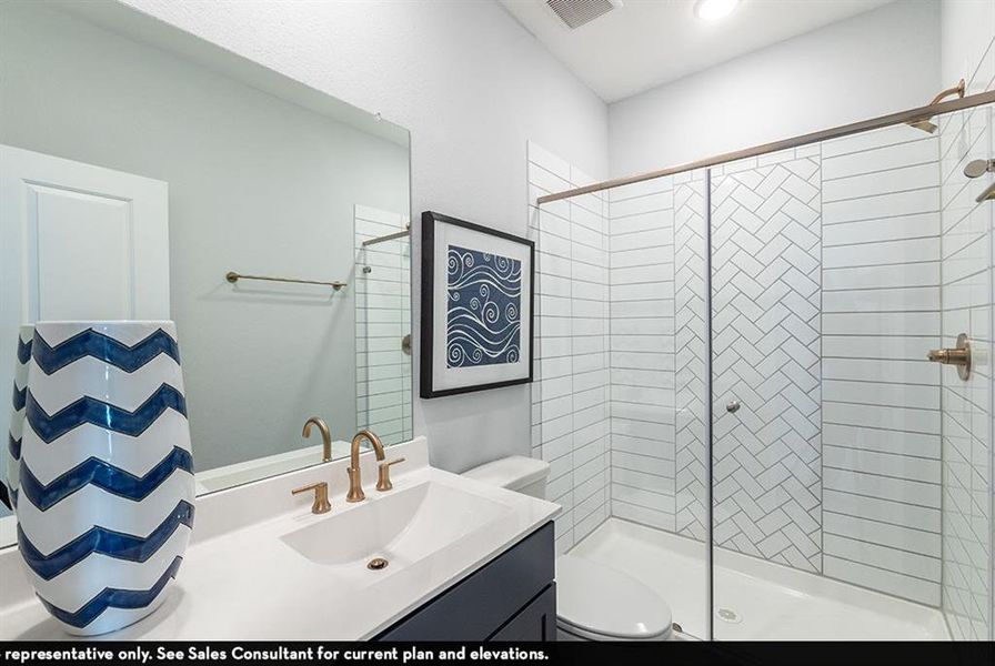 Furnished interior view inside a new home in Green Meadows, Celina (Image 3).