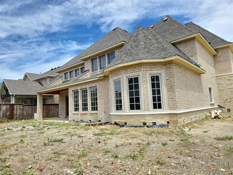 Exterior details and patio area of a home in , Frisco (Image 4). Exterior details and patio area of a home in , Frisco (Image 4).