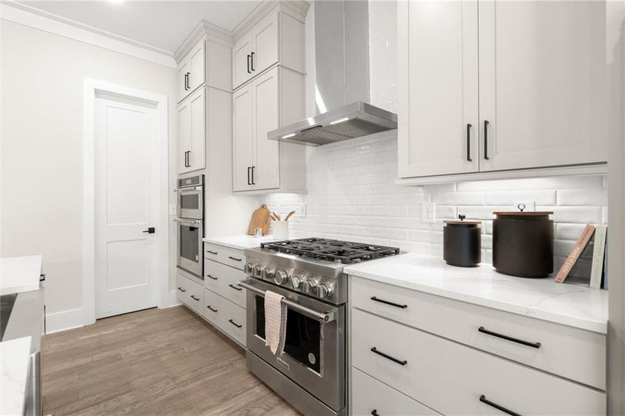 Furnished interior view inside a new home in Hillgrove Preserve, Powder Springs (Image 34).