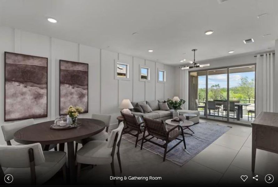 Interior photos- Photo of Del Webb model home with same floor plan, not of actual home listed.