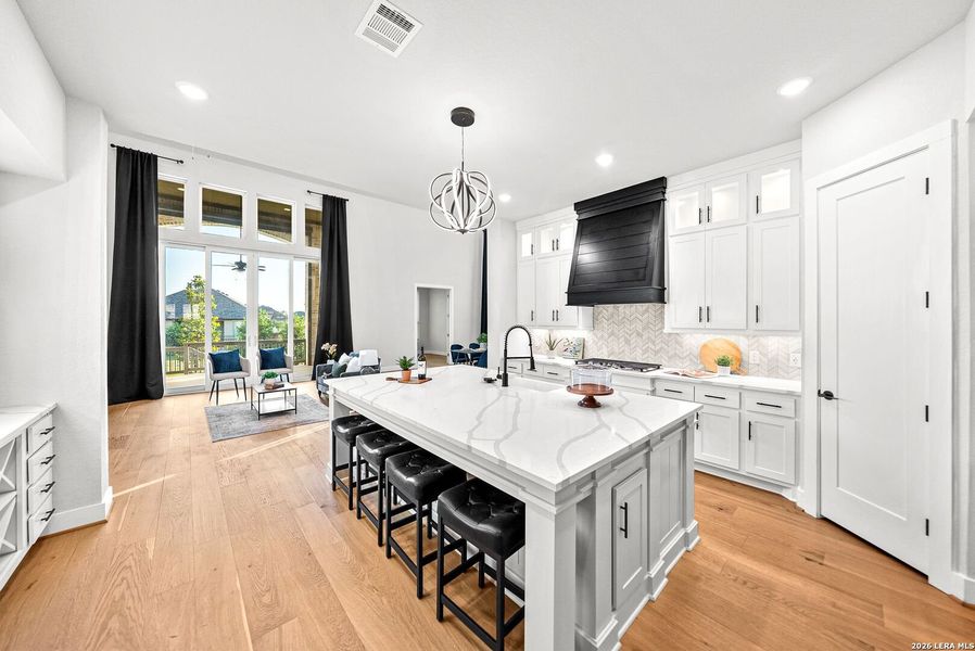 Furnished interior view inside a new home in Ventana, Bulverde (Image 9).