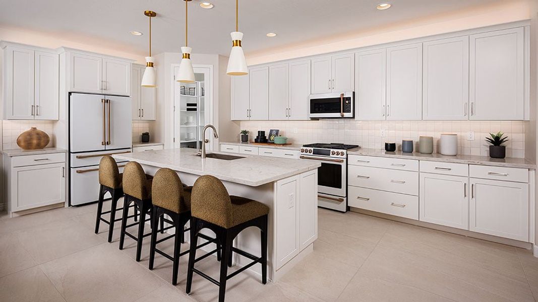 Representative furnished interior of a home built from the Compass by Taylor Morrison in Alamar, Avondale (Image 6).