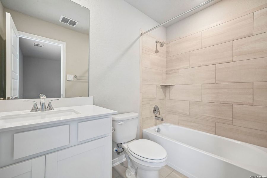 Furnished interior view inside a new home in Royal Crest, San Antonio (Image 10).
