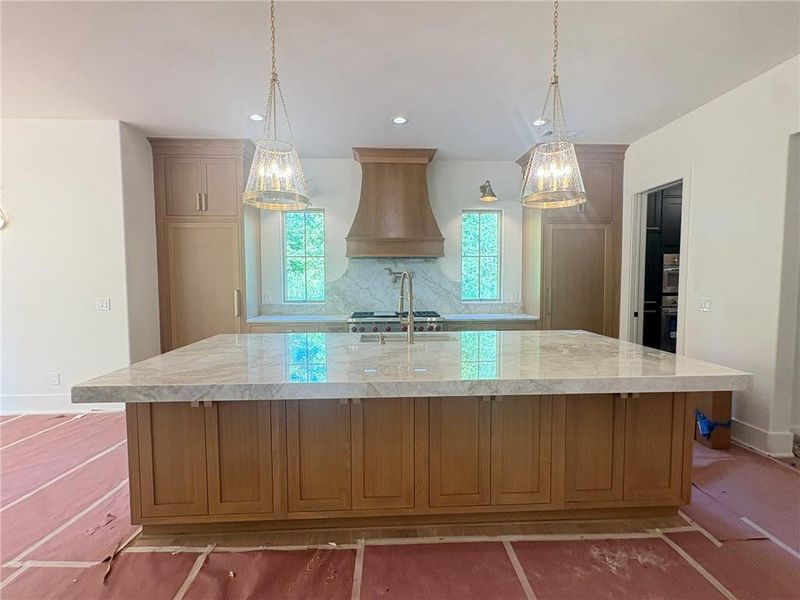 In-progress construction of a new home in Lyndon Creek, Milton, GA (Image 65).