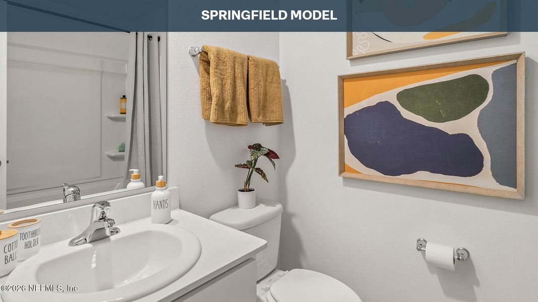 Close-up of interior finishes inside a home in Cordera Townhomes, St. Augustine (Image 19).