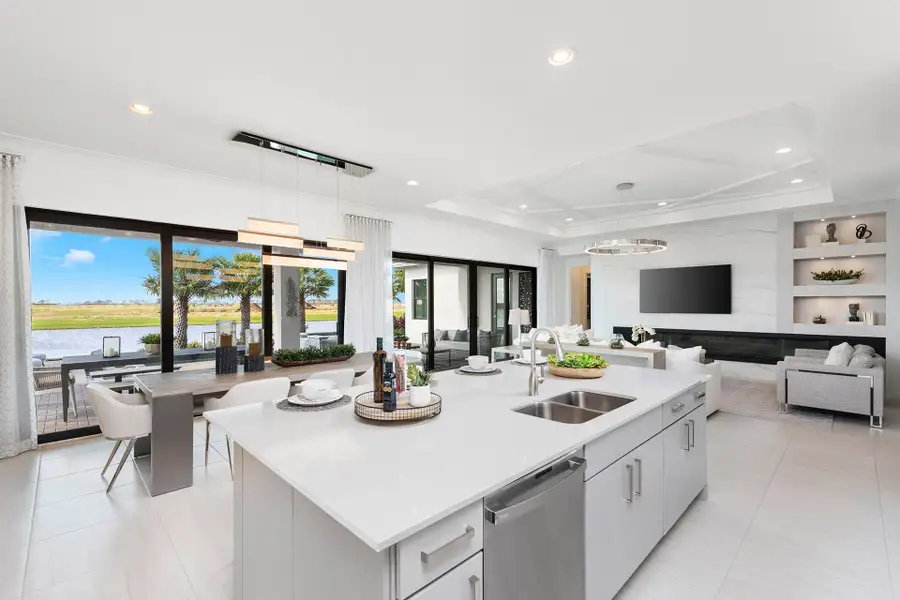 Representative furnished interior of a home built from the Michele by GL Homes in Valencia Parc at Riverland, Port St. Lucie (Image 9).