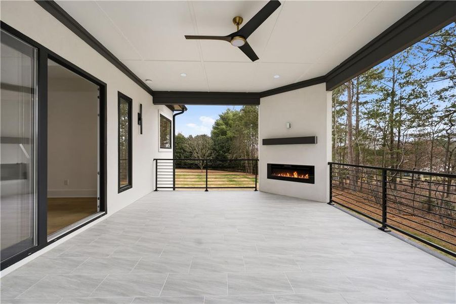 Exterior details and patio area of a home in , Buford (Image 4).