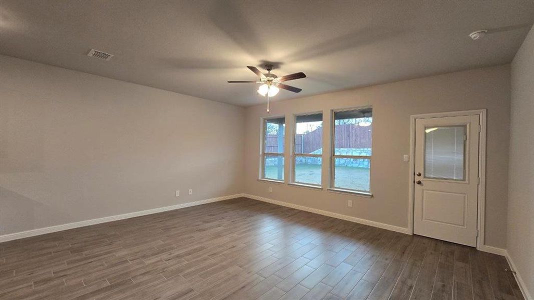 Spacious, unfurnished interior of a new home in The Canyons, Keene (Image 18). Spacious, unfurnished interior of a new home in The Canyons, Keene (Image 18).